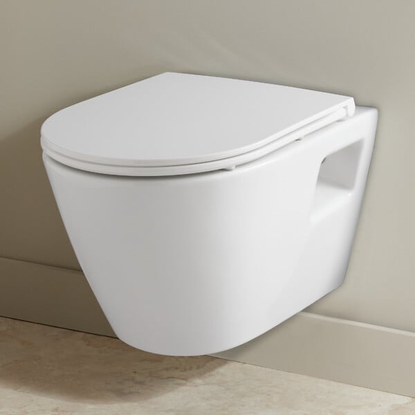 SIAMP - Pack WC Suspendu Bâti-support Universel Siamp avec Cuvette Sans Bride Samara - large