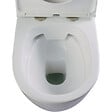 PLANETE BAIN - Cuvette WC suspendu sans bride semi carénée Samara, abattant slim frein de chute déclipsable - vignette