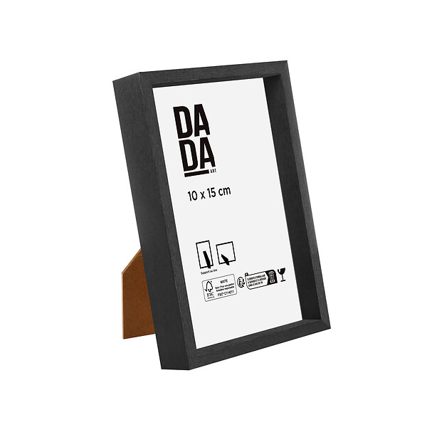 DADA ART - CADRE PHOTO 10x15 cm MIA NOIR - large
