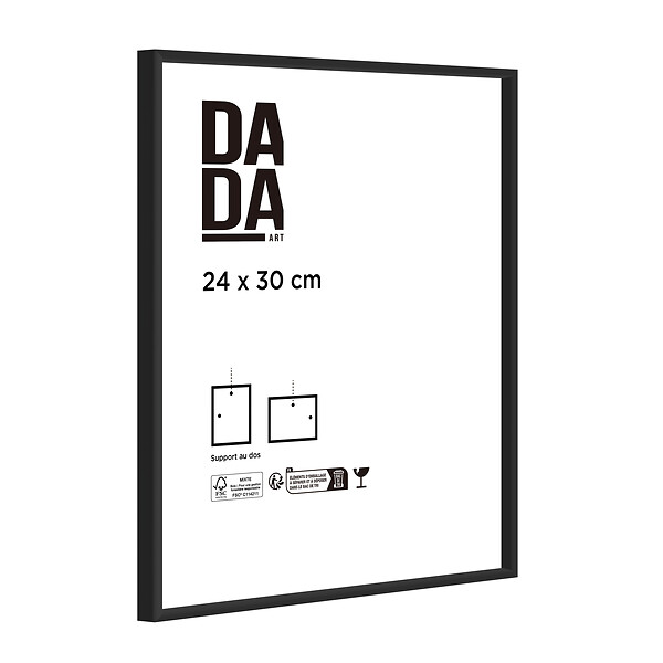 DADA ART - CADRE PHOTO 24x30 cm MIA NOIR - large