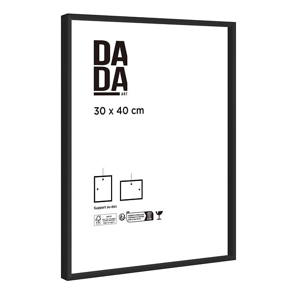 DADA ART - CADRE PHOTO 30x40 cm MIA NOIR - large