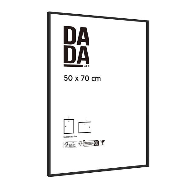 DADA ART - CADRE PHOTO 50x70 cm MIA NOIR - large