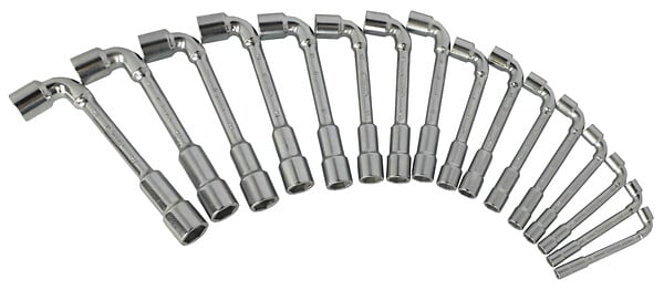 KS TOOLS - Jeu de 16 clés à pipe débouchées métriques - 6 pans - en boîte  - KS TOOLS - 517.0441 - large