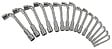 KS TOOLS - Jeu de 16 clés à pipe débouchées métriques - 6 pans - en boîte  - KS TOOLS - 517.0441 - vignette