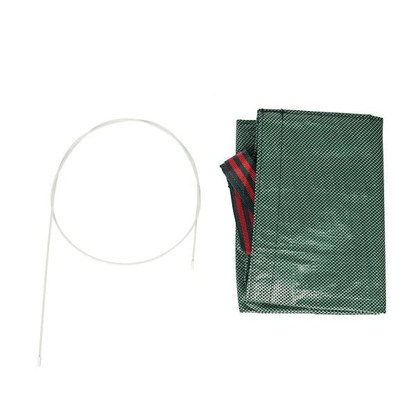 WERKAPRO - Sac de jardin demi-rond plusieurs capacités  200 L - large
