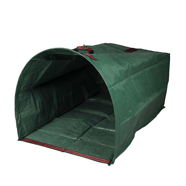 WERKAPRO - Sac de jardin demi-rond plusieurs capacités  272 L - large