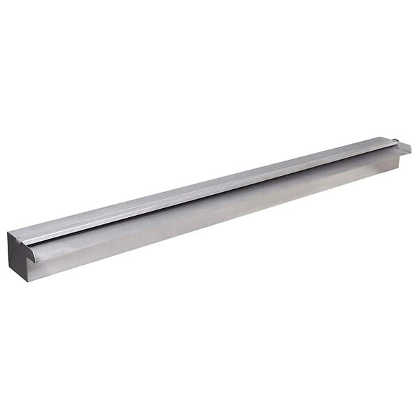 VIDAXL - Lame d'eau rectangulaire à LED 90 cm en acier inoxydable pour piscine - large