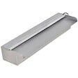 VIDAXL - Lame d'eau rectangulaire à LED 45 cm en acier inoxydable pour piscine - vignette