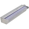 VIDAXL - Lame d'eau rectangulaire à LED 45 cm en acier inoxydable pour piscine - vignette