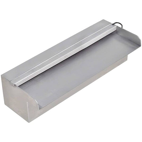 VIDAXL - vidaXL Fontaine rectangulaire de piscine avec LED Inox 30 cm - large