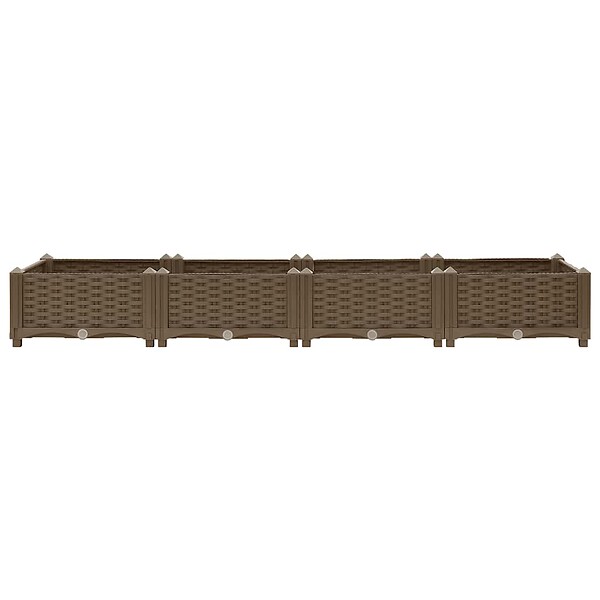 VIDAXL - vidaXL Lit surélevé 160x40x23 cm Polypropylène - large