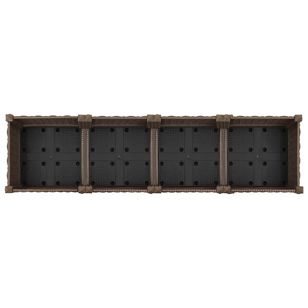 VIDAXL - vidaXL Lit surélevé 160x40x23 cm Polypropylène - large