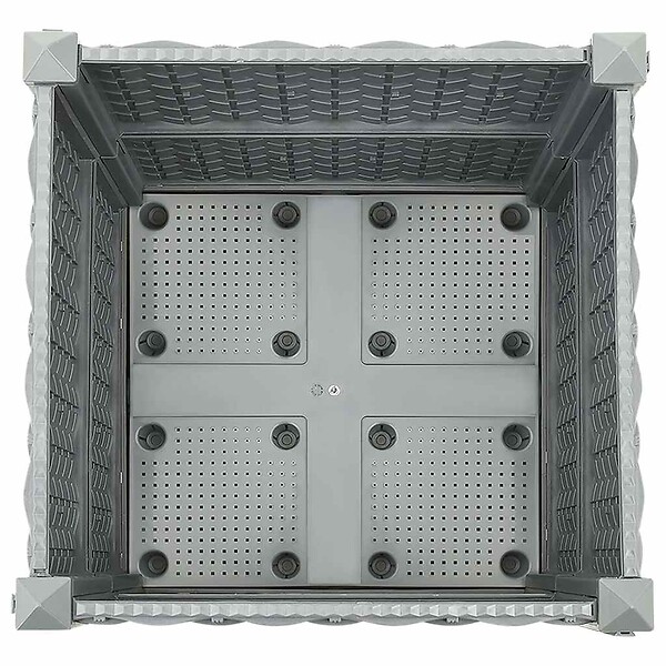VIDAXL - vidaXL Lit surélevé 40x40x38 cm Polypropylène - large