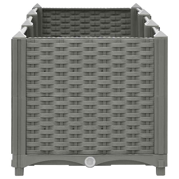 VIDAXL - vidaXL Lit surélevé 120x40x38 cm Polypropylène - large