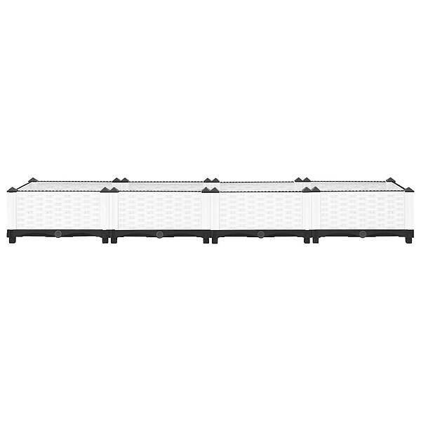 VIDAXL - vidaXL Lit surélevé 160x40x23 cm Polypropylène - large