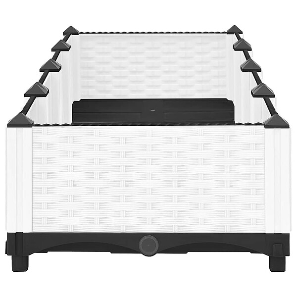 VIDAXL - vidaXL Lit surélevé 160x40x23 cm Polypropylène - large