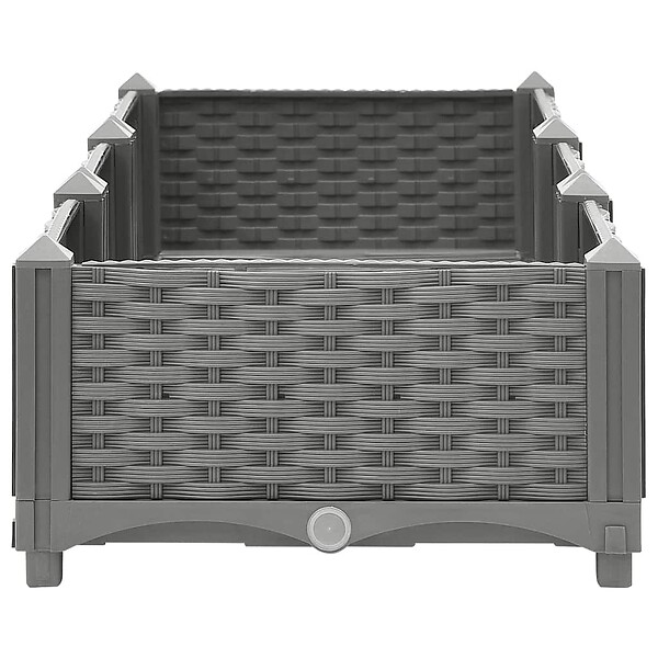 VIDAXL - vidaXL Lit surélevé 120x40x23 cm Polypropylène - large