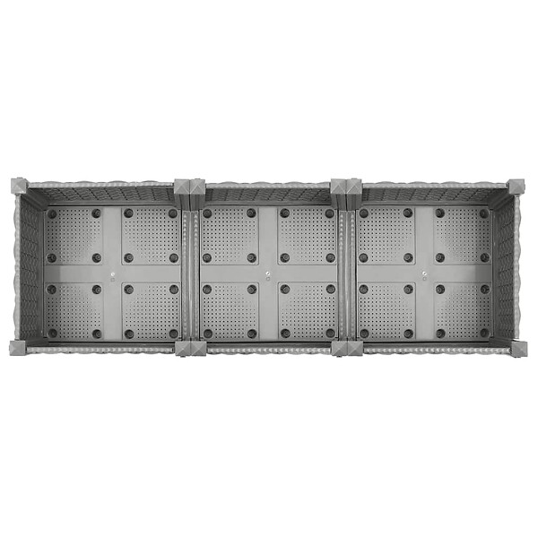 VIDAXL - vidaXL Lit surélevé 120x40x23 cm Polypropylène - large