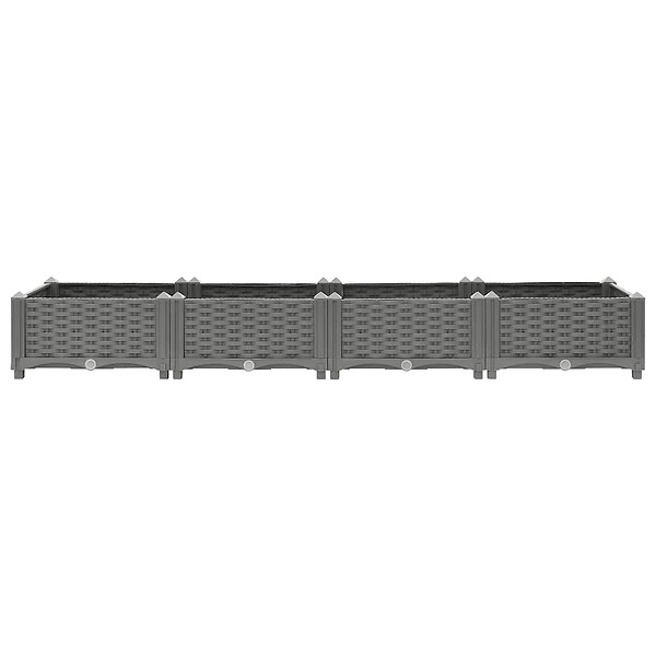 VIDAXL - vidaXL Lit surélevé 160x40x23 cm Polypropylène - large