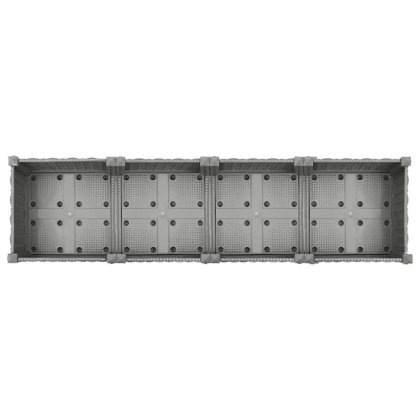 VIDAXL - vidaXL Lit surélevé 160x40x23 cm Polypropylène - large