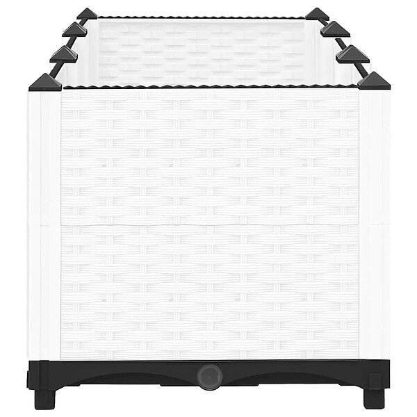 VIDAXL - vidaXL Lit surélevé 120x40x38 cm Polypropylène - large
