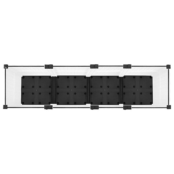 VIDAXL - vidaXL Lit surélevé 160x40x38 cm Polypropylène - large