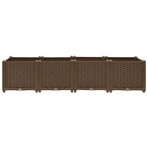 VIDAXL - vidaXL Lit surélevé 160x40x38 cm Polypropylène - large