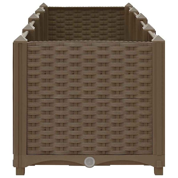 VIDAXL - vidaXL Lit surélevé 160x40x38 cm Polypropylène - large
