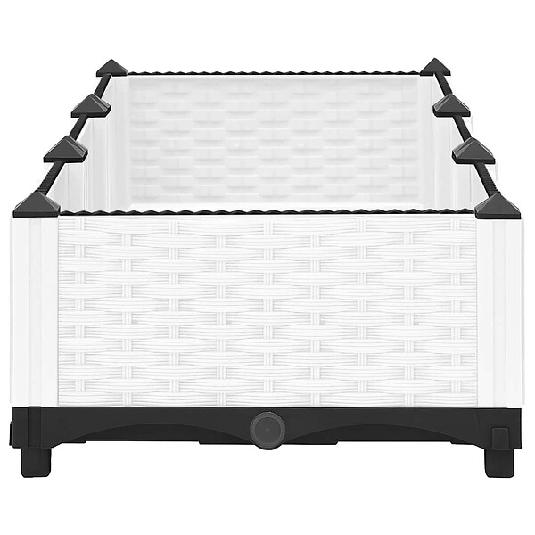 VIDAXL - vidaXL Lit surélevé 120x40x23 cm Polypropylène - large