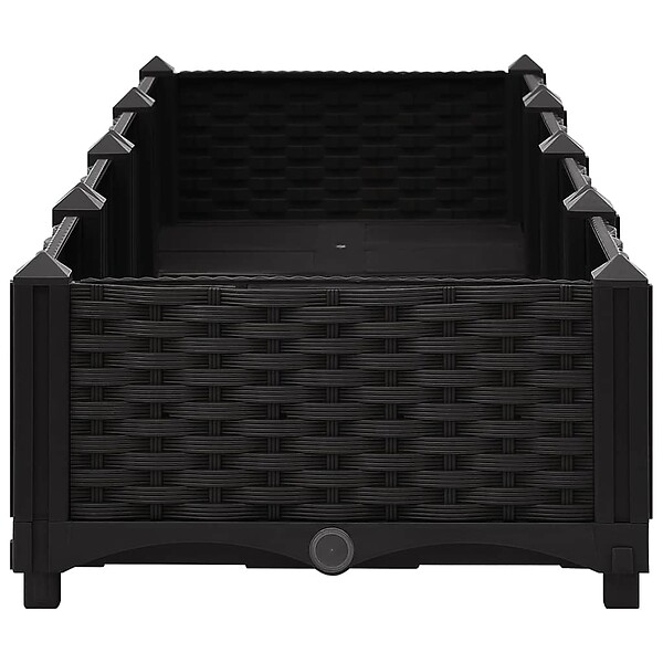 VIDAXL - vidaXL Lit surélevé 160x40x23 cm Polypropylène - large