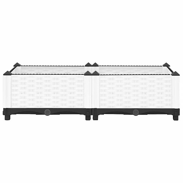 VIDAXL - vidaXL Lit surélevé 80x40x23 cm Polypropylène - large