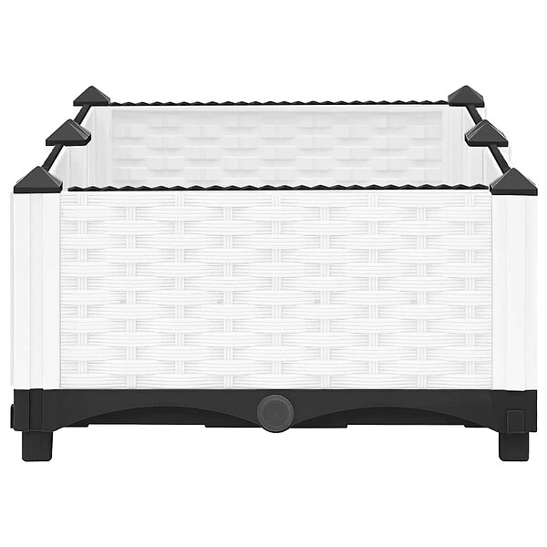VIDAXL - vidaXL Lit surélevé 80x40x23 cm Polypropylène - large