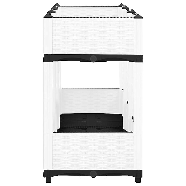 VIDAXL - vidaXL Lit surélevé 120x40x71 cm Polypropylène - large