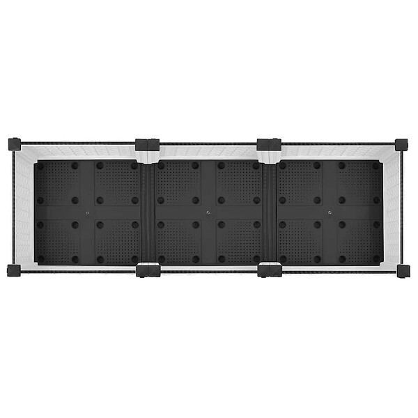 VIDAXL - vidaXL Lit surélevé 120x40x71 cm Polypropylène - large