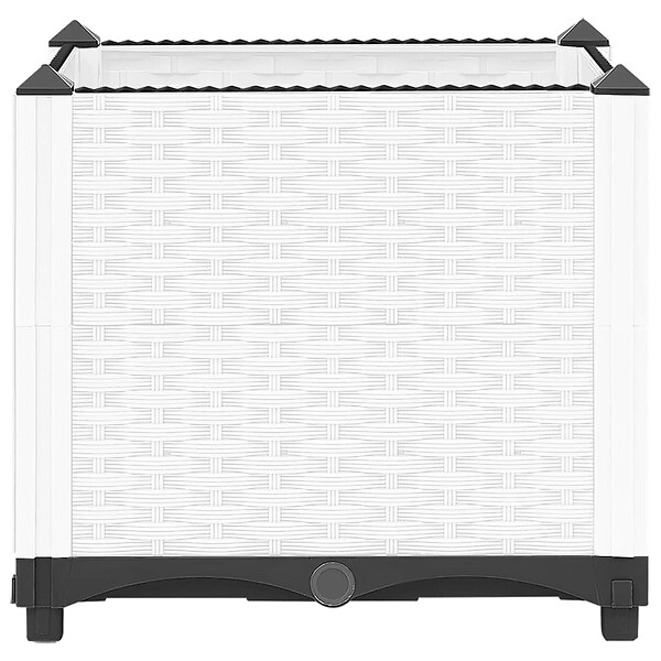 VIDAXL - vidaXL Lit surélevé 40x40x38 cm Polypropylène - large