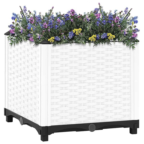 VIDAXL - vidaXL Lit surélevé 40x40x38 cm Polypropylène - large