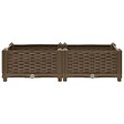 VIDAXL - vidaXL Lit surélevé 80x40x23 cm Polypropylène - vignette