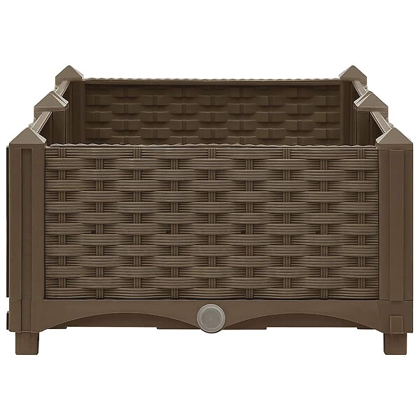 VIDAXL - vidaXL Lit surélevé 80x40x23 cm Polypropylène - large