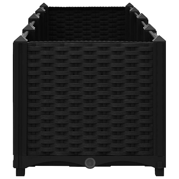 VIDAXL - vidaXL Lit surélevé 160x40x38 cm Polypropylène - large