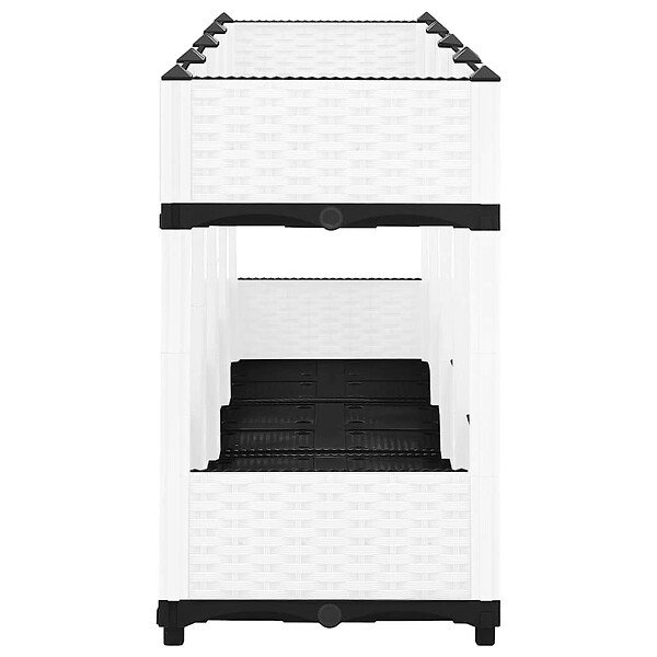 VIDAXL - vidaXL Lit surélevé 160x40x71 cm Polypropylène - large