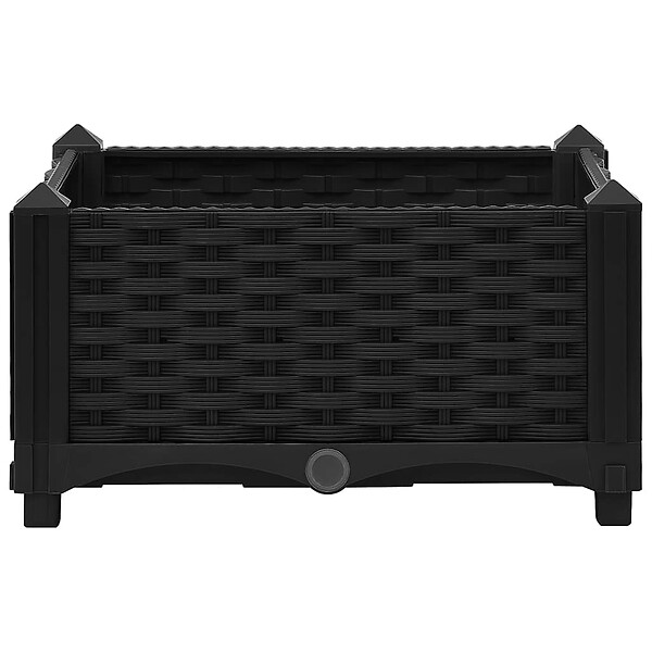VIDAXL - vidaXL Lit surélevé 40x40x23 cm Polypropylène - large