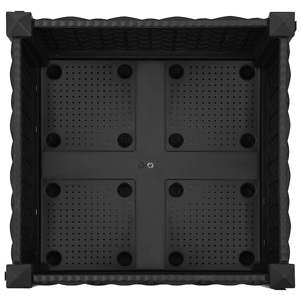 VIDAXL - vidaXL Lit surélevé 40x40x23 cm Polypropylène - large