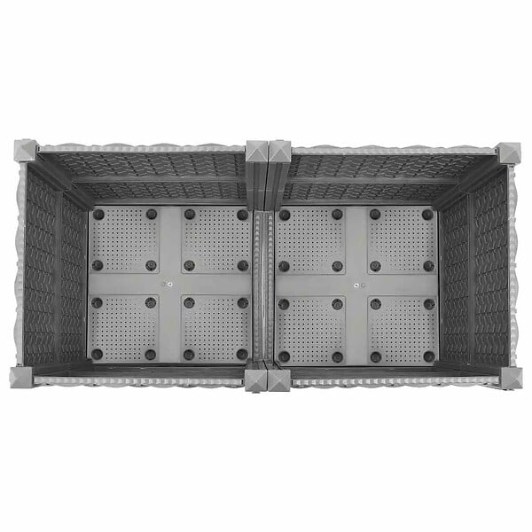 VIDAXL - vidaXL Lit surélevé 80x40x38 cm Polypropylène - large