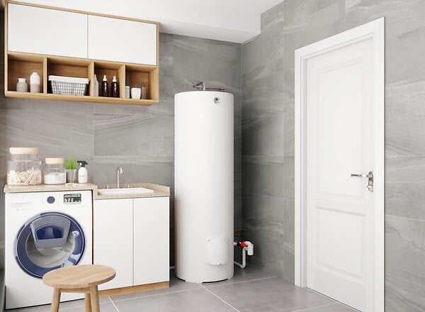 THERMOR - Chauffe-eau électrique Stéatis Thermor - Vertical - Stable - 300L - 3000W - Blanc - large