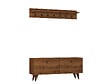 HABITAT ET JARDIN - Meuble d'Entrée en bois "Rupa" - 35 x 113 x 48 cm - Noyer - vignette