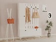 HABITAT ET JARDIN - Meuble d'Entrée en bois "Lala" - 35 x 112 x 170 cm - Blanc - vignette