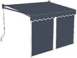 HABITAT ET JARDIN - Store banne avec lambrequin en aluminium 2 x 3 m  "Shadow" - Gris anthracite - vignette