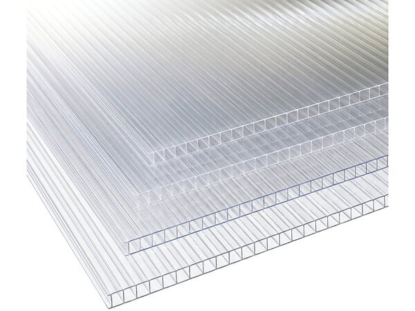 HABITAT ET JARDIN - Lot de 10 panneaux en polycarbonate 4 mm "Michigan" 7,9 m2 - large