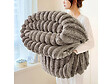 HABITAT ET JARDIN - Plaid - 1.00 x 1.50 m - Gris - vignette