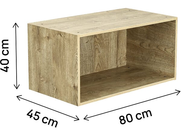 HABITAT ET JARDIN - Module pour armoire "Opéra" - 80 x 45 x 40 cm - Beige - large